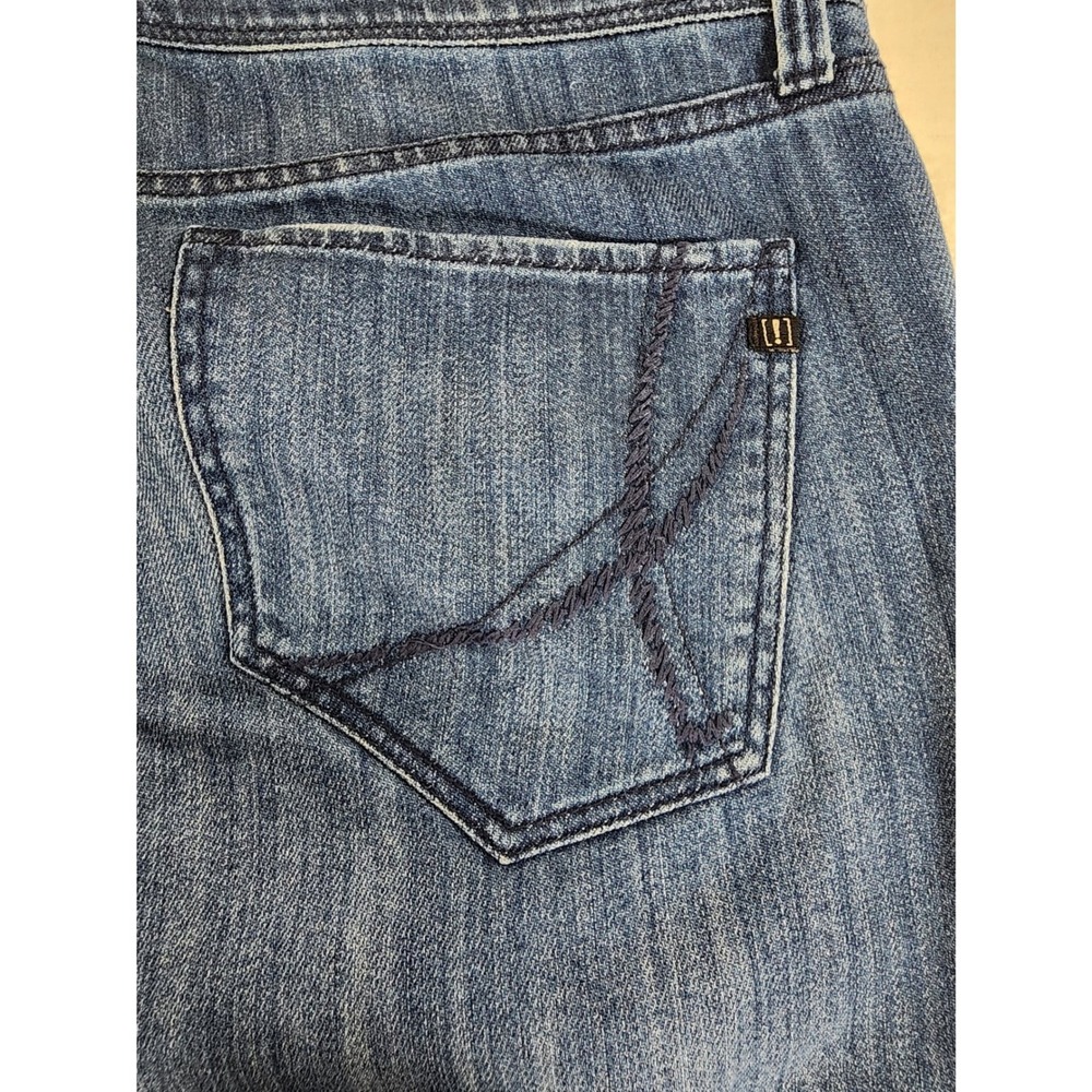 !iT Jeans Hottie Y2k Flare Women 32 Long Bootcut Blue Medium Wash Stretch Denim - Picture 9 of 10